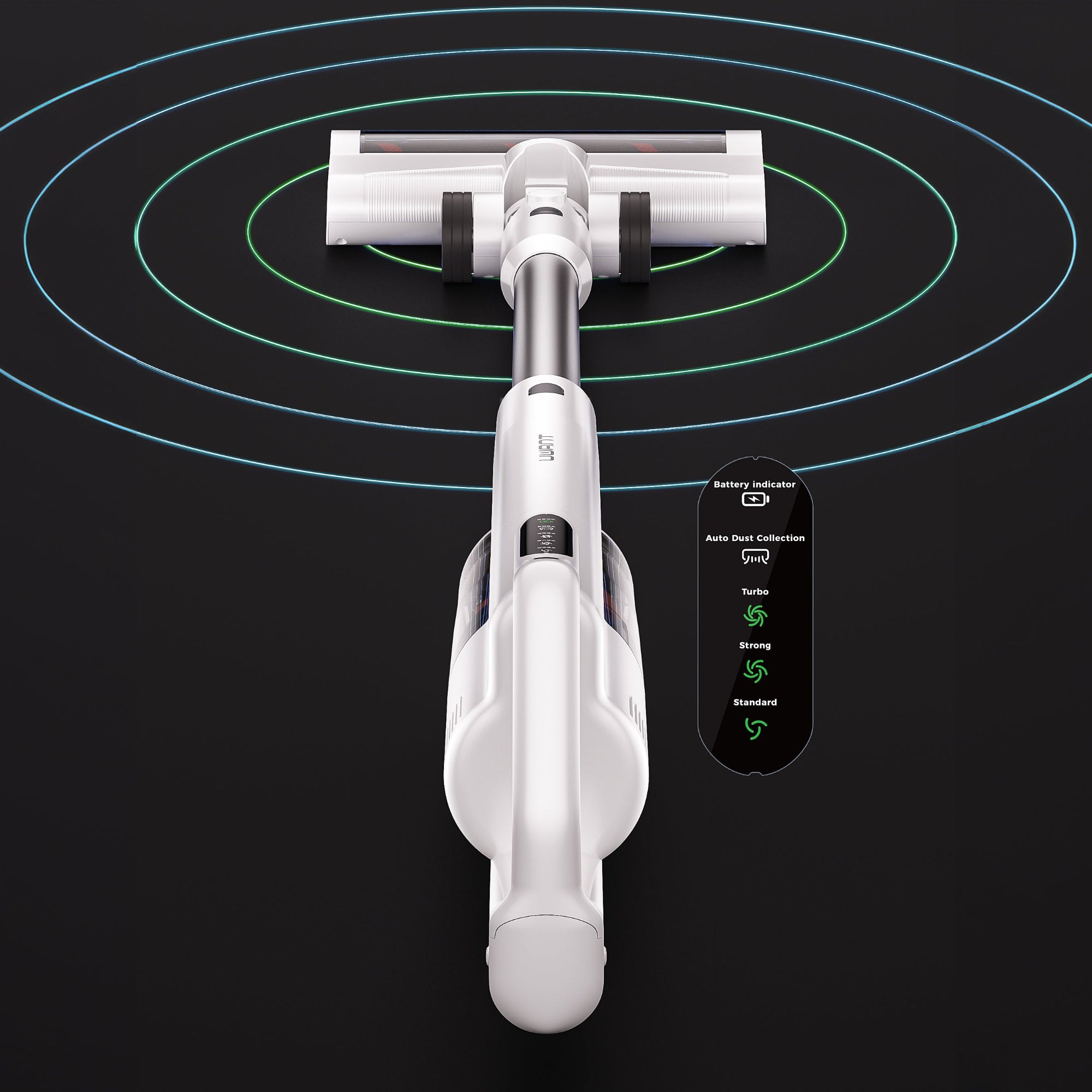 UWANT V500 שואב אלחוטי עם עמדת ניקוי עצמי