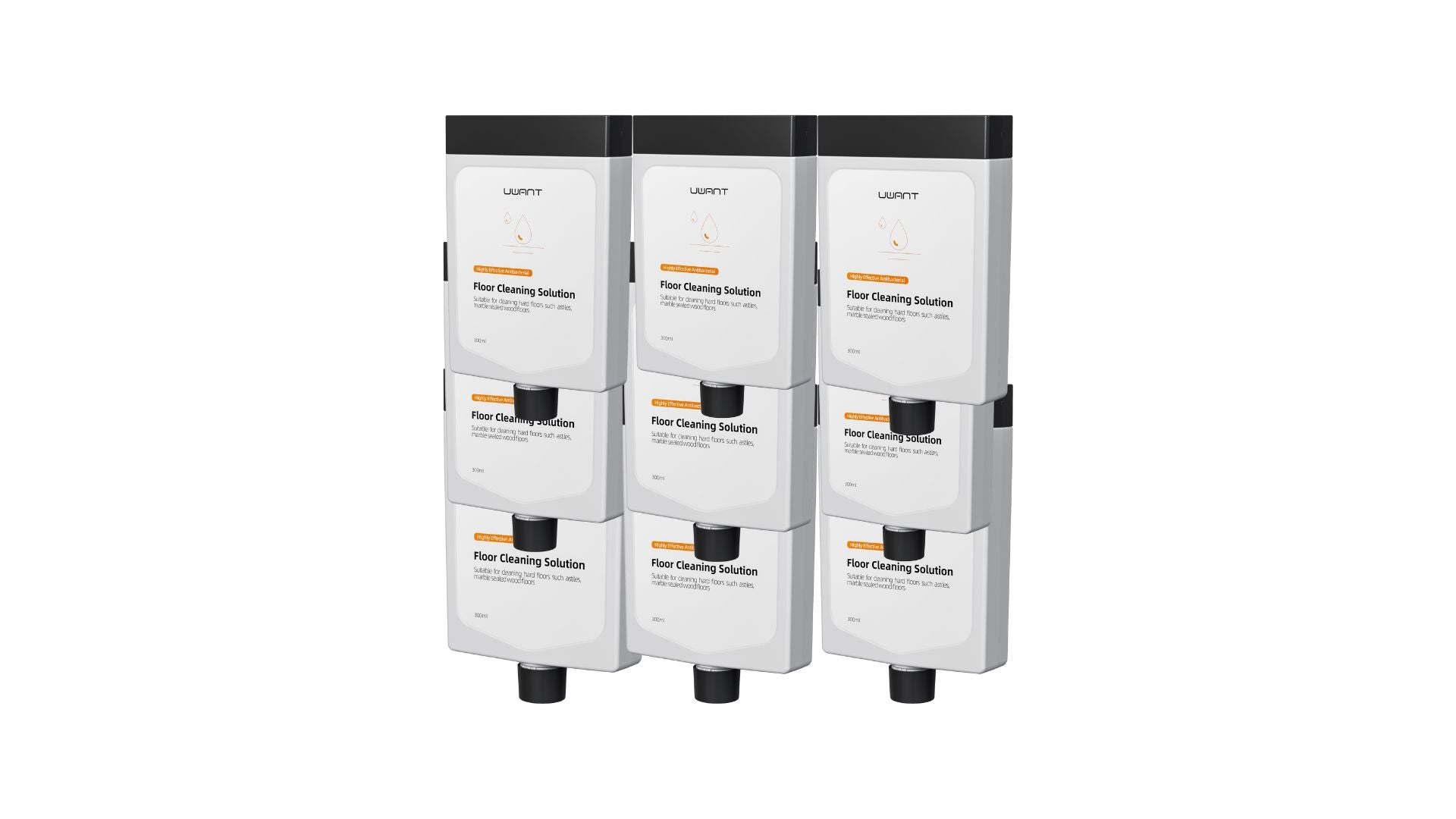 סבון (9 יחידות) קפסולות מקוריות לרובוט שואב שוטף UWANT דגם U300 (300 מ"ל כל יח') image 0