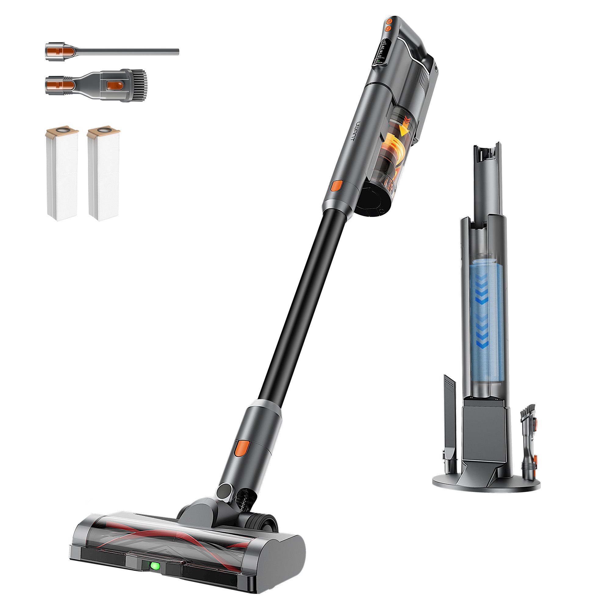 UWANT V500 שואב אלחוטי  עם עמדת ניקוי עצמי
