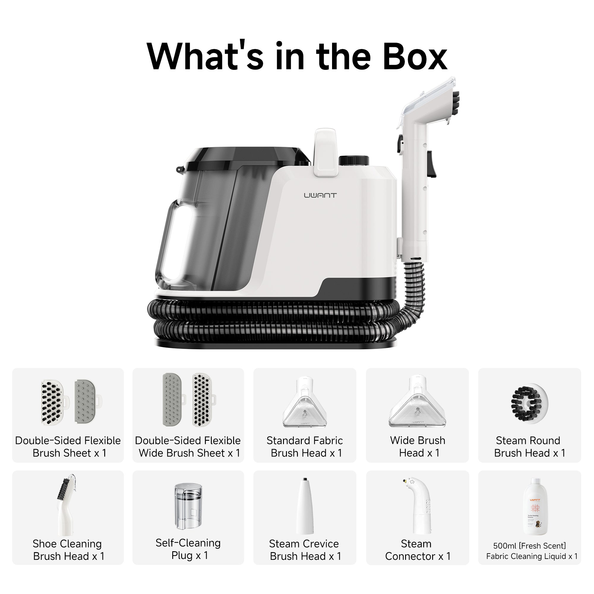 UWANT Y100 Steam מנקה כתמים רב תכליתי עם קיטור